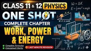WORK, POWER & ENERGY in TAMIL l NEET l JEE l ICAR l Competitive Exams, Formula Revision, Short notes