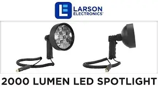 10 Million Candlepower LED Spotlight - 36 Watt - Pistol Grip - 1600 Foot Beam - 2000 Lumens