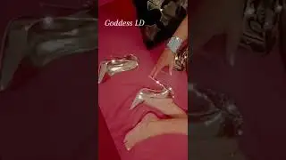 ✨ feet Goddess LD ✨ Luxurious gold high heels 🤩#asmrfoot #footgoddess #goddess #barefoot #foot