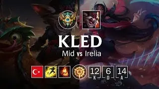 Kled Mid vs Irelia - TR Challenger Patch 8.20