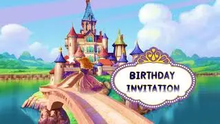 Sophia Theme Invitation | Princess Theme Invitation | Birthday Video Invitation