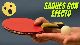Saques con efecto de tenis de mesa