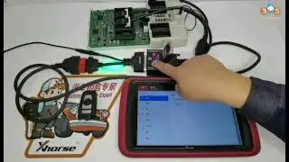 Test BMW FEM Key with Xhorse Key Tool Plus and GODIAG FEM test platform obdii365