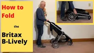 Как сложить 3-колесную коляску Britax B-Lively