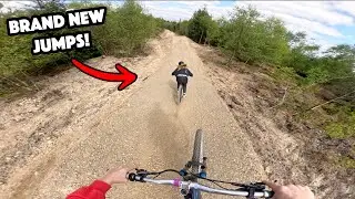 I FINALLY COMPLETED THIS JUMP TRAIL! A470 AT BIKEPARK WALES!