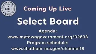 Town of Chatham | Select Board | January 13, 2026