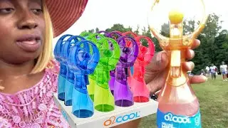 O2COOL Deluxe Handheld Battery Powered Water Misting Fan| Cooling Products| Heat Intolerance