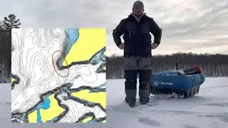 Ice Fishing Mississippi River Bluegills - WITH FLASHER CAM!!!