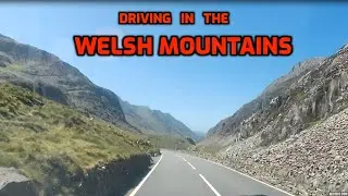 DRIVING around SNOWDONIA NATIONAL PARK - MOUNTAIN DRIVE