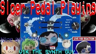 Walrus Audio Sloer Reverb Pedal Playing On A Synth