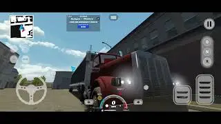 Punjabi Canadian cargo Truck pickup and drop at night |Truck simulator game|Truck skills