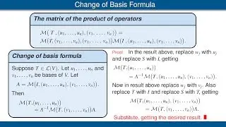 Change of Basis