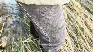 'Flattered Frances' boots get wet in stream 2