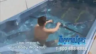 ThermoSpas Swim Spa, hot tub and exercise machines for water exercise and physical therapy