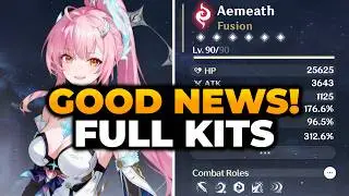 GOOD NEWS! AEMEATH FULL UPDATED KIT (100% BROKEN)| WUWA 3.1, Aemeath WUWA, WUWA Aemeath, Aemeath Kit