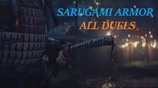 Ghost Of Tushima All Duels With Sarugami Armor (Lethal Difficulty)