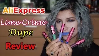 Lime Crime Fakeup Review | Swatches | AliExpress