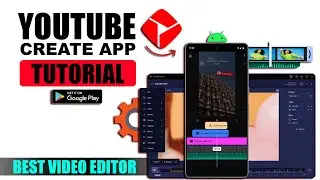 YouTube Create App Se Best Video Edite Kaise Kare🔥| How To Edit Video In Yt Create App | YT Create⚙️