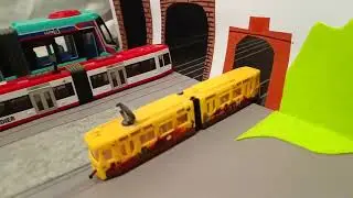 Dickie Toys City Liner Tram / Dickie Toys Train / Trolleybus / stra&szlig;enbahn modell