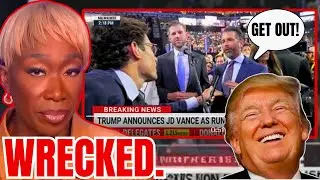 Joy Reid BACK ON THE TRUMP ATTACK as Don Jr WRECKS MSNBC out of the RNC!