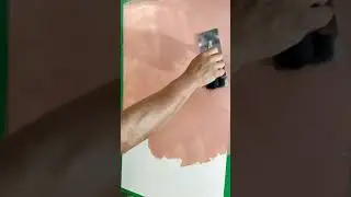 Cimento queimado perolizado ! 🖌️🎨 amostra quase pronta !