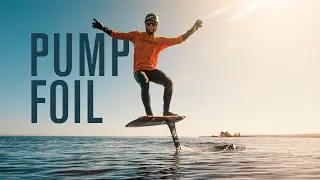 Pumpfoil i Lakbäck, Hälsingland.