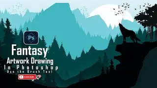 2D landscape artwork | Fantasy artwork drawing | #photoshop | @artworkworld7005  #fantasy