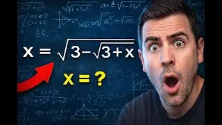 This Tricky Nested Radical Will Make You Think Twice X=?