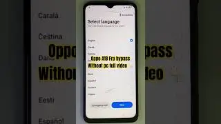 Oppo A18 Frp Bypass Without Pc