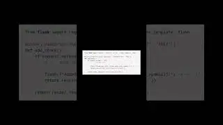 Flask - Message Flashing #developer #programming #code #python #flask #pythonprogramming #ai #coding