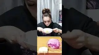 Мукбанг сельдь под шубой 🤩