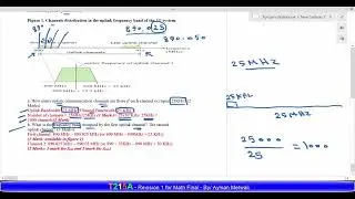 T215A Revision 1 for Math final - By/Ayman Metwali