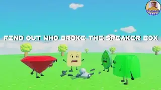 BFDI Who broke the Speaker Box? Adventure Obby Gameplay