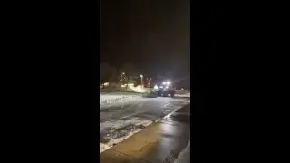 John Deere 344L Compact Wheel Loader with HLA Snow Wing
