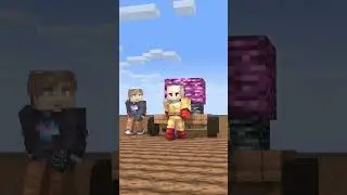 PULLING A HEAVIER AND HEAVIER CART ! 💪 #minecraft #shorts