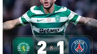Sporting vs PSG 2 1 ALL GOALS EXTENDED & HIGHLIGHTS 