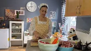 Country Style Cozy Days| Beans, Cornbread & Sewing