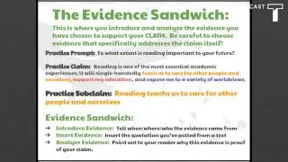Argument Writing Lesson #3:  Beautiful Body Paragraphs