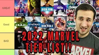 MARVEL 2022 TIER LIST RANKING!! (Movies and Shows!!)