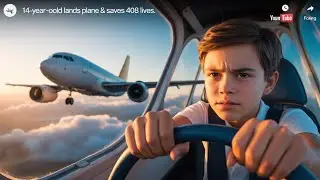 ✨ 14-Year-Old Hero Pilot Saves 408 Lives &mdash; A True Miracle in the Sky ✨