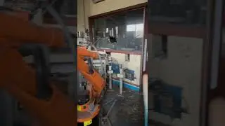What a amazing Kuka Robot in a Lost Place #shorts #robot #phonk
