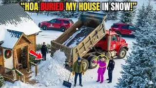 HOA Dumped Their Winter Snow on My Property —Then Panicked When I Sealed Their Entire Street With It
