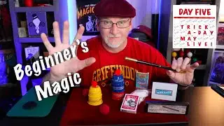 Five Easy Magic Tricks ( *plus a giveaway! Trick a Day May Five LIVE!