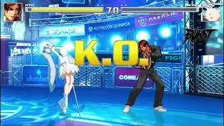 M.U.G.E.N -》Kyo Kusanagi From KOF Vs Weiss Schnee From RWBY