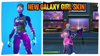 *NEW* LEAKED GALAXY GIRL SKIN & GAMEPLAY( #Femalegalaxyskin #kyraskin #galaxyskinfortnite) FORTNITE