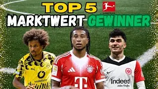 Die 5 gr&ouml;&szlig;ten Marktwert-Gewinner der Bundesliga 2025!