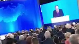 Ramzan Kadyrov filme le meeting de Poutine le 01-03-2018. Аллах акбар !