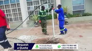 Borehole pump installation