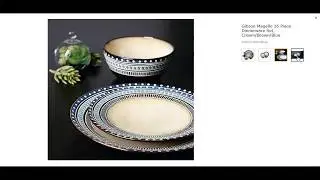Gibson Magello 16 Piece Dinnerware Set
