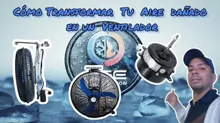 Antes de TIRAR tu Aire Dañado o Mini split - retira el Motor Ventilador para tus PROYECTOS